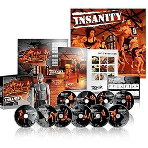 Insanity DVD Workout Base Kit Plus Deluxe DVD Upgrade Beachbody