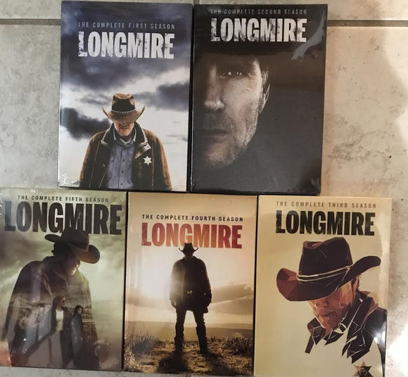 Longmire: Season 1 - 5 dvd Complete Series