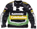 Motorcycle Kawasaki Textile Racing Monster Jacket Motor Bike Jackets