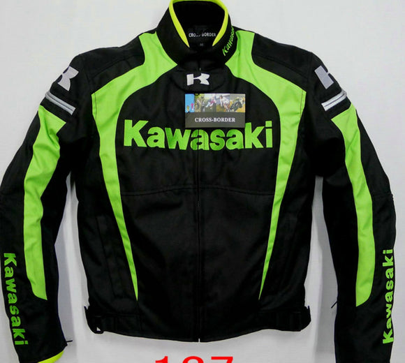 Motorcycle Textile Racing Monster Jacket Motor Bike Kawasaki