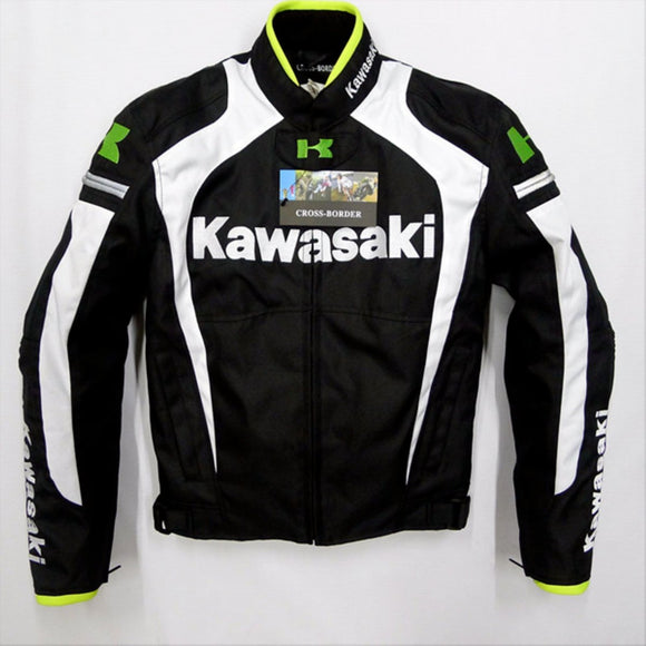 Motorcycle Textile Racing Monster Jacket Motor Bike Kawasaki TOP